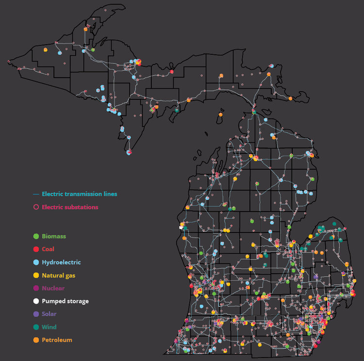 Resources Used to Generate Michigan’s Electricity – Electricity in